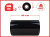 90x300 OUT kalka ŻYWICZNA taśma termotransferowa żywica 55 mm 300 m risen czarna
