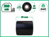 60x300 OUT kalka WOSKOWO-ŻYWICZNA taśma termotransferowa wosk żywica 60 mm 300 m czarna