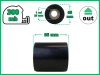 55x300 OUT kalka WOSKOWO-ŻYWICZNA taśma termotransferowa wosk żywica 55 mm 300 m czarna