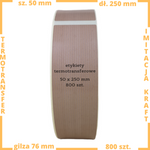 zt_ KRAFT imitacja 50x240 mm etykiety kolorowe 800 szt.