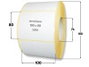 100x80 mm etykiety termiczne 2000 szt. gilza 76 samoprzylepne białe 100/80