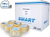 karton hotmelt 48mm x 145yd (132m) smart BEZBARWNA taśma klejąca 48/145 pakowa 36 sztuk