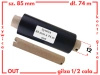 85x74 OUT kalka ŻYWICZNA taśma termotransferowa żywica 85 mm 74 m czarna