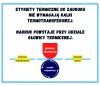 60 mm okrągłe etykiety termiczne 1000 szt. gilza 40 mm samoprzylepne zielone