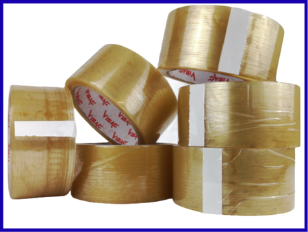 karton solvent 48mm x 66yd (60m) Vibac BEZBARWNA taśma klejąca 48/66 pakowa 36 sztuk
