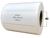 białe 100x35 mm etykiety FOLIOWE 1000 szt. gilza 40 mm termotransfer