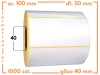 100x50 mm etykiety papierowe 1000 szt. gilza 40 samoprzylepne termotransferowe  do kalek