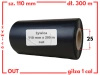 110x300 OUT kalka ŻYWICZNA taśma termotransferowa żywica 110 mm 300 m czarna
