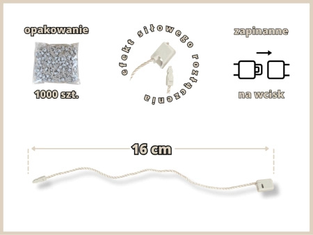 BEŻOWE 1000 szt. łączniki do metek ręczne plomby odzieżowe BEIGE