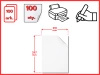 Etykiety 210x297 mm na arkuszach A4 - 100 etykiet samoprzylepnych uniwersalnych do drukarek biurowych
