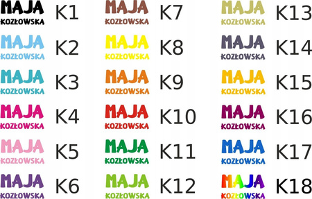 z_usl_nad_imi_ Imienniki – Naprasowanki wielokolorowe 46x15 – 56 szt. 