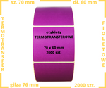 epapk_fiol_ fioletowe 70x60 mm etykiety TERMOTRANSFEROWE samoprzylepne 2000 szt.