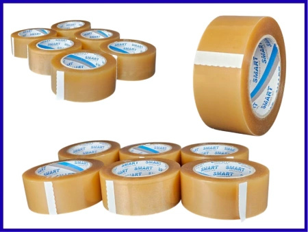 karton solvent 48mm x 145yd (132m) Smart BEZBARWNA taśma klejąca 48/145 pakowa 36 sztuk