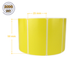 epapk_zolt_ żółte 50x25 mm etykiety TERMOTRANSFEROWE samoprzylepne 2000 szt.