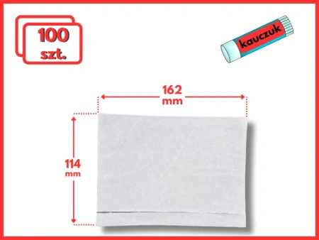 Koperty kurierskie Przylgi logistyczne (kangurki) 114x162 C6 - 100 szt