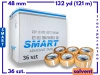 karton solvent 48mm x 132yd (121m) Smart BEZBARWNA taśma klejąca 48/132 pakowa 36 sztuk