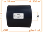 55x300 kalka WOSKOWA taśma termotransferowa wosk 55mm 300m OUT