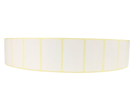 32x20 mm etykiety termiczne 8000 szt. gilza 76 samoprzylepne białe