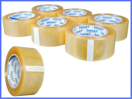 zgrzewka hotmelt 48mm x 145yd (132m) smart BEZBARWNA taśma klejąca 48/145 pakowa 6 sztuk