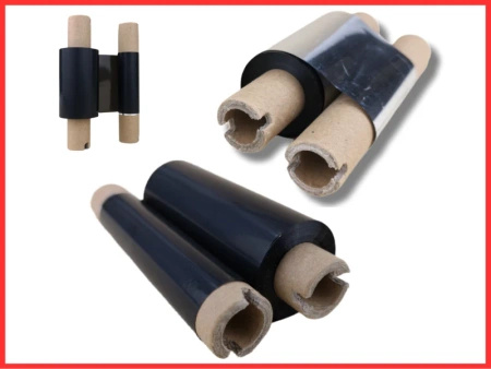 65x74 OUT kalka ŻYWICZNA taśma termotransferowa żywica 55 mm 74 m czarna