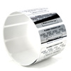 z_usl_nad_p 45x18 mm plomby gwarancyjne VOID SREBRNE nadruk CZARNY 100 szt.