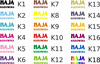 z_usl_nad_imi_ Imienniki – Naprasowanki wielokolorowe 46x15 – 56 szt. 