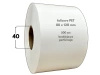 białe 80x120 mm etykiety FOLIOWE PET bezklejowe 500 szt gilza 40 termotransferowe
