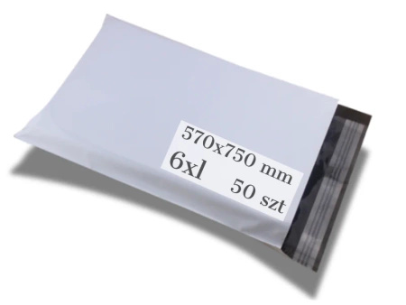 570 x 760 mm foliopaki 6xl kurierskie koperty foliowe 50 szt.