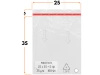 25x35 +5 cm worki foliowe z taśmą klejącą na odzież 250x350 +50 mm ldPE 100 szt 