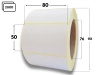 80x50 mm etykiety termiczne 2000 szt. gilza 76 samoprzylepne białe 80*50