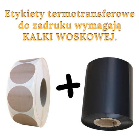 zx_ KRAFT imitacja fi 60 mm etykiety kolorowe 3000 szt.