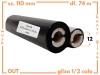 110x74 kalka WOSKOWA taśma termotransferowa wosk 110mm 74m czarna OUT