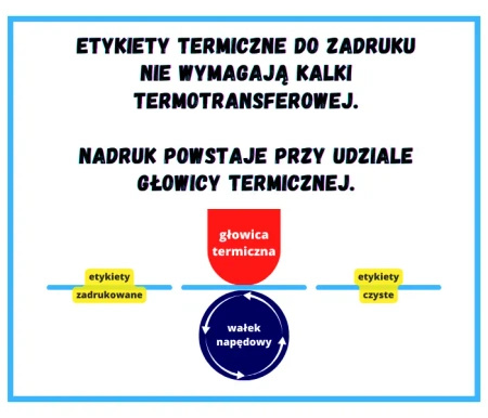 60 mm okrągłe etykiety termiczne 1000 szt. gilza 40 mm samoprzylepne zielone