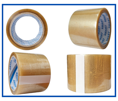 karton solvent 48mm x 60yd (55m) Smart BEZBARWNA taśma klejąca 72/60 pakowa 24 sztuki