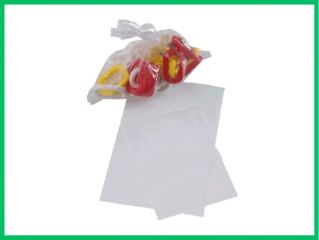 15x45 cm polietylenowe worki foliowe 100 szt. (150x450 mm)