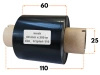 60x300 kalka WOSKOWA taśma termotransferowa wosk 60mm 300m czarna OUT