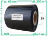 60x300 OUT kalka WOSKOWO-ŻYWICZNA taśma termotransferowa wosk żywica 60 mm 300 m czarna