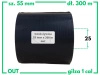55x300 OUT kalka WOSKOWO-ŻYWICZNA taśma termotransferowa wosk żywica 55 mm 300 m czarna