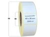 40x30 mm etykiety termotransferowe 2000 szt. gilza 40 samoprzylepne białe naklejki 40/30