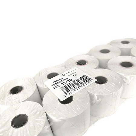 Karton rolek termicznych 37x30 do kas fiskalnych 180 szt. 37mm / 30mb