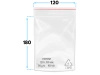 120x180 mm torebki strunowe 100 szt. woreczki (12x18 cm)