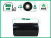 110x300 OUT kalka WOSKOWO-ŻYWICZNA taśma termotransferowa wosk żywica 110 mm 300 m czarna