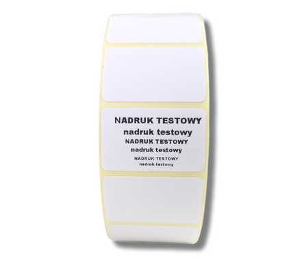32x20 mm etykiety termiczne 2000 szt. samoprzylepne białe