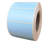 niebieskie jasne 50x25 mm etykiety TERMOTRANSFEROWE samoprzylepne 2000 szt.