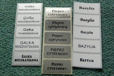 z_usl_nad Naklejki na przyprawy - zestaw 70szt.
