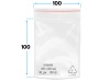 100x100 mm torebki strunowe 100 szt. woreczki (10x10 cm)