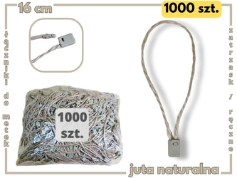 JUTOWE 1000 szt EKO łączniki do metek ręczne plomby odzieżowe