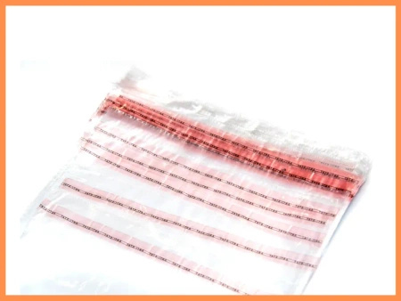 20x25 +5 cm worki foliowe z taśmą klejącą na odzież 200x250  +50 mm ldPE 100 szt 