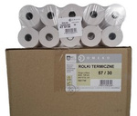 Karton rolek termicznych 57x30 do kas fiskalnych 120 szt. 57mm / 30mb