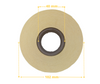 epapk_ziel_ zielone fi 50 mm etykiety TERMOTRANSFEROWE samoprzylepne 1000 szt.
